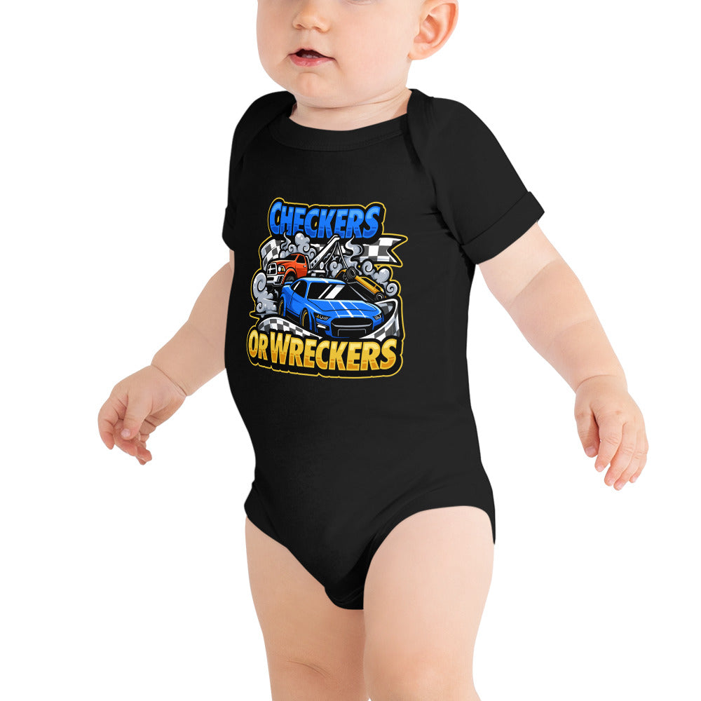 Checkers or Wreckers Baby One Piece