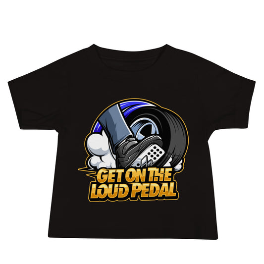 Get On The Loud Pedal Baby Short Sleeve Tee