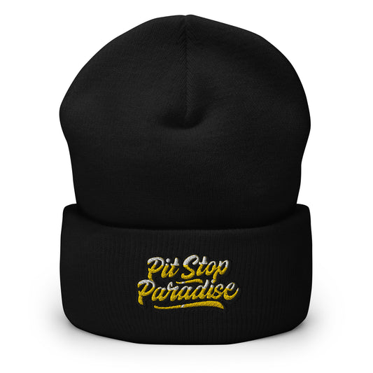 Pit Stop Paradise Cuffed Beanie