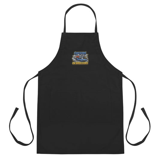 Checkers or Wreckers Embroidered Apron