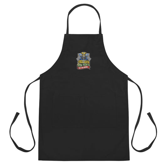 In it For the Outcome Not the Income Embroidered Apron