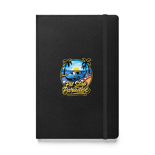 Pit Stop Paradise Hardcover Bound Notebook