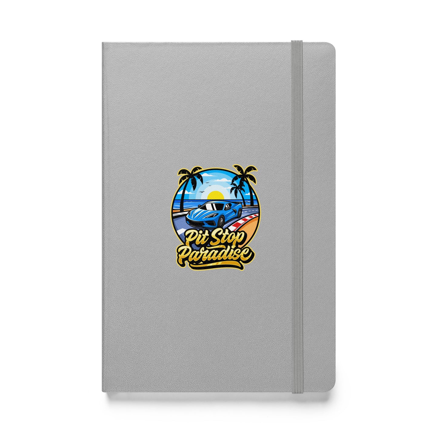 Pit Stop Paradise Hardcover Bound Notebook