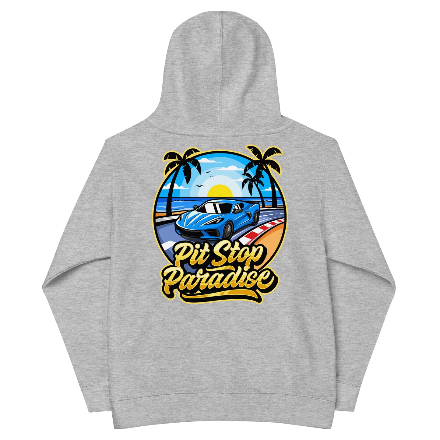 Pit Stop Paradise Kids Hoodie