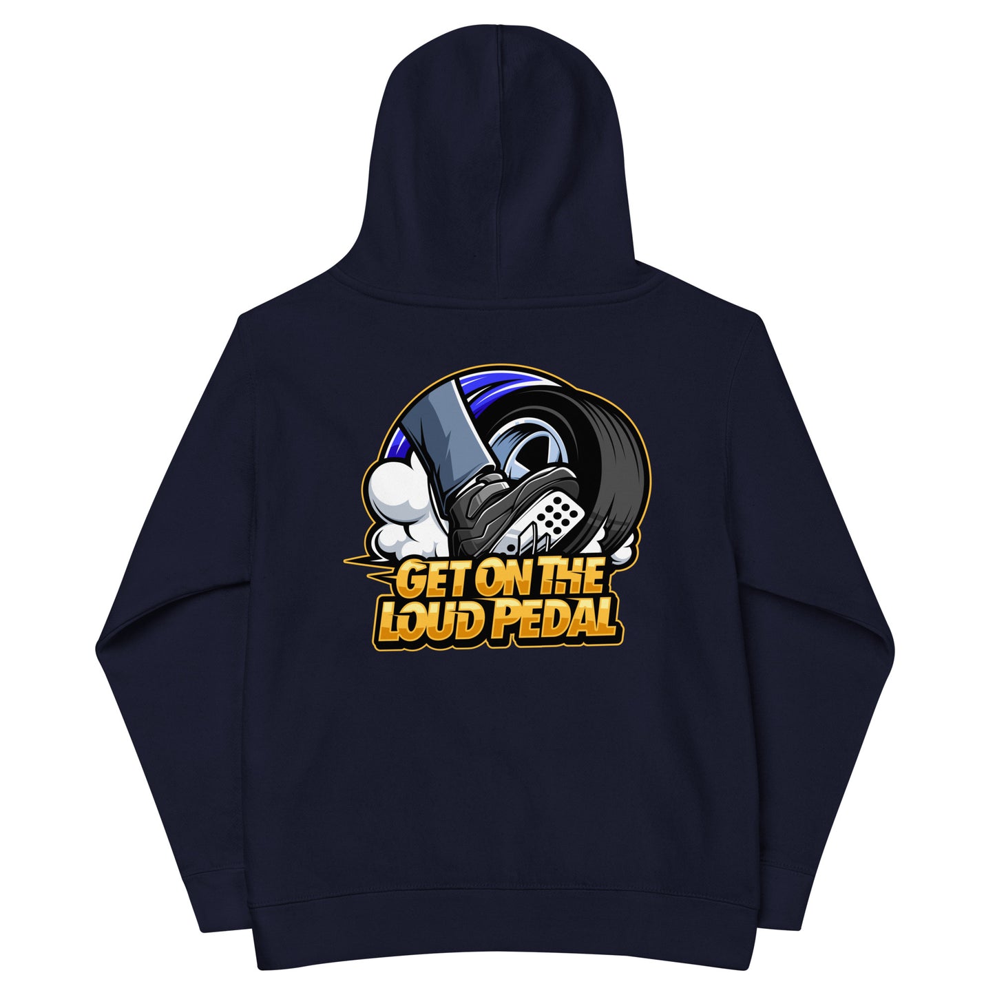 Get On The Loud Pedal Kids Hoodie