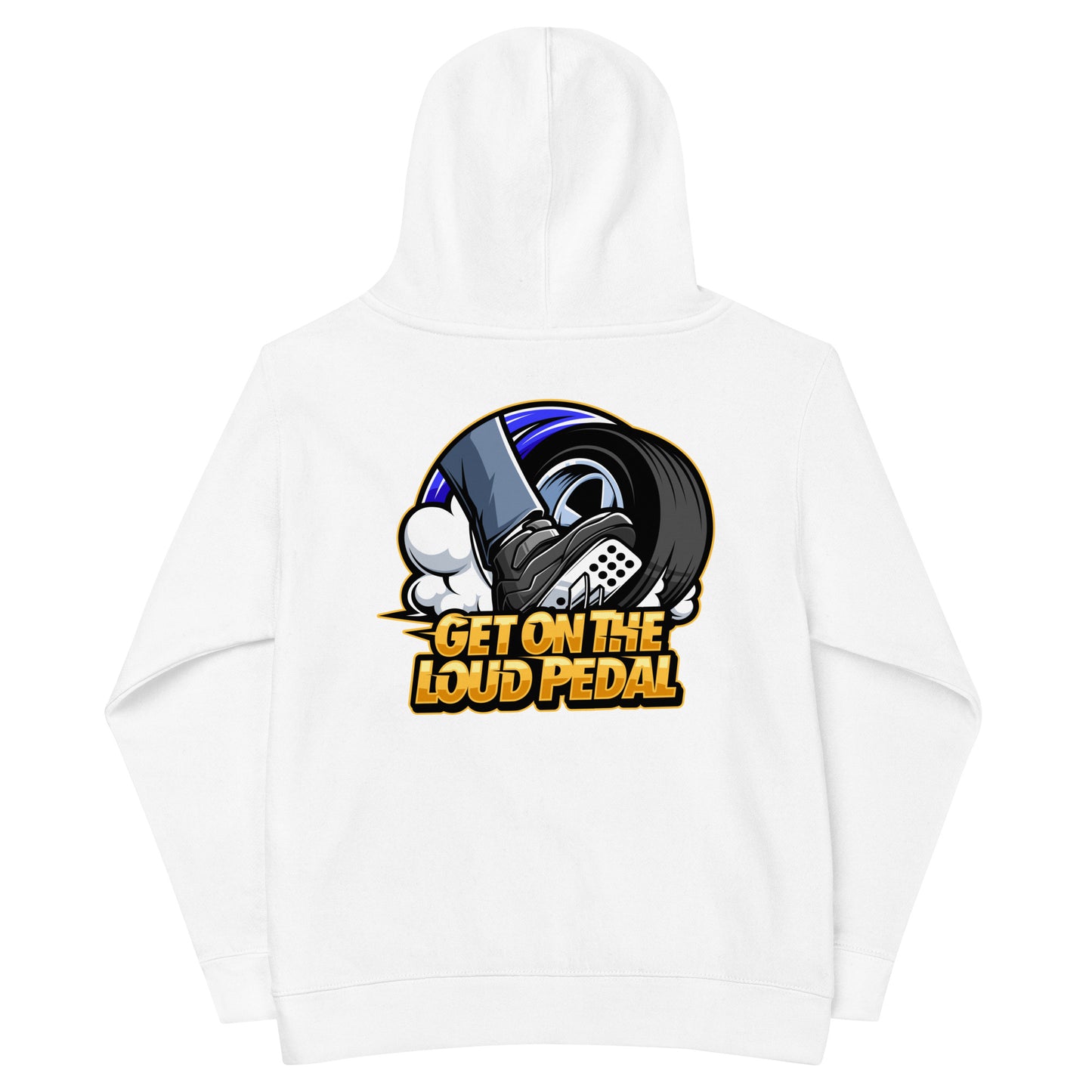 Get On The Loud Pedal Kids Hoodie