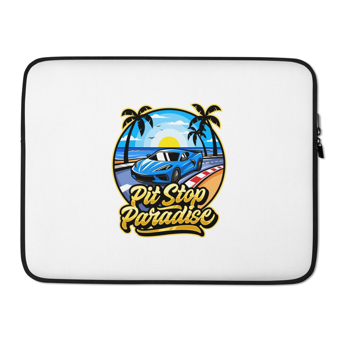 Pit Stop Paradise Laptop Sleeve