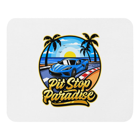 Pit Stop Paradise Mouse Pad