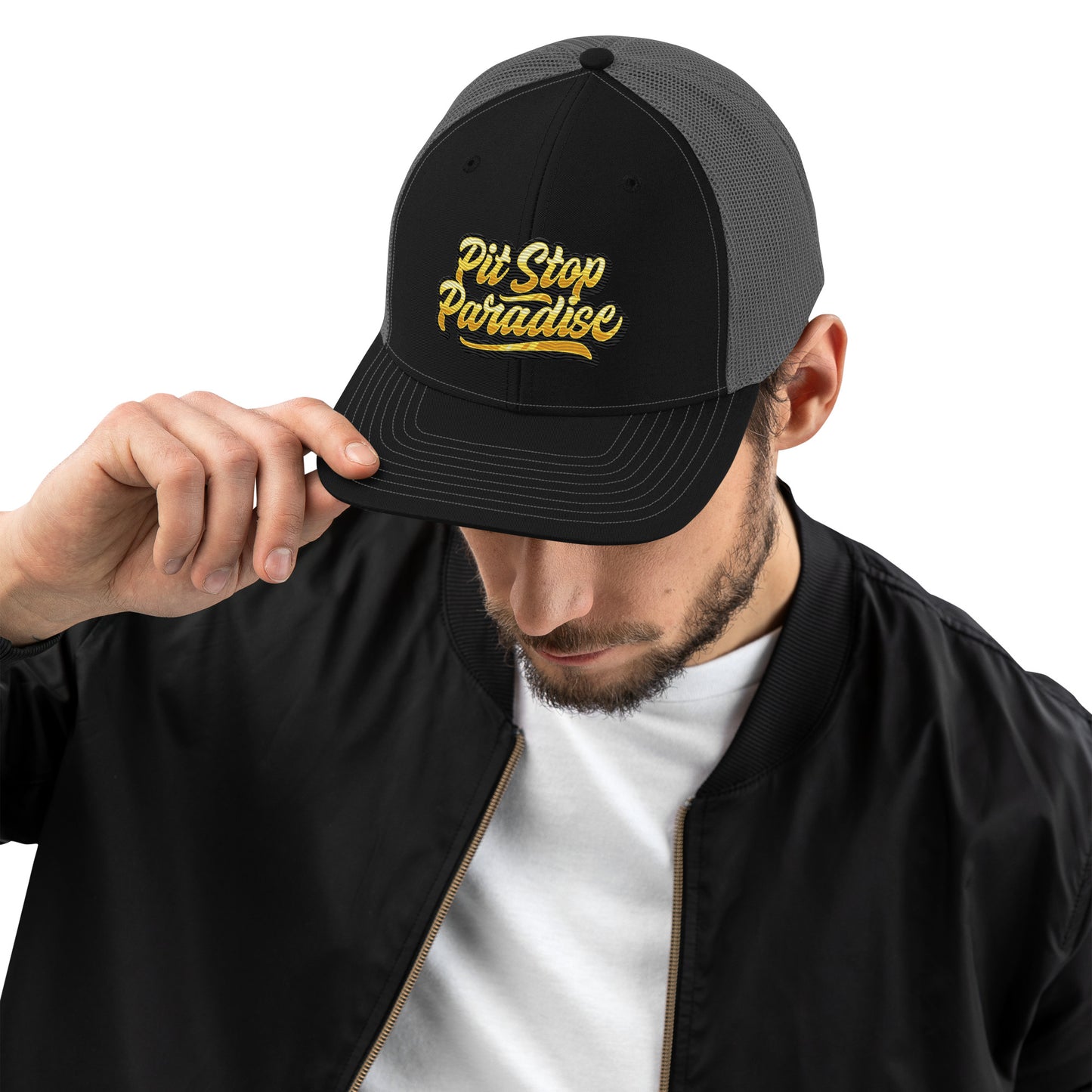 Pit Stop Paradise Trucker Cap