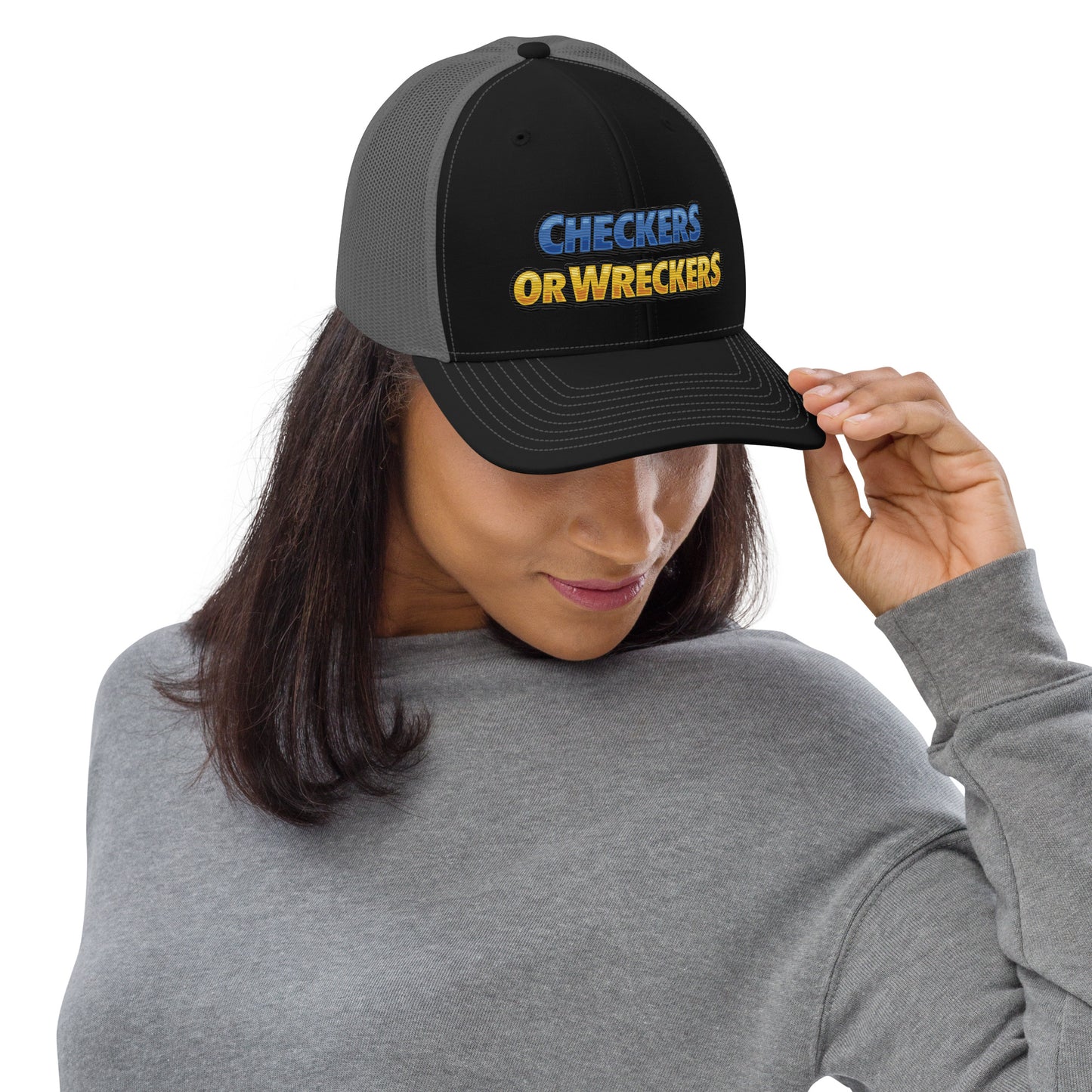 Checkers or Wreckers Trucker Cap