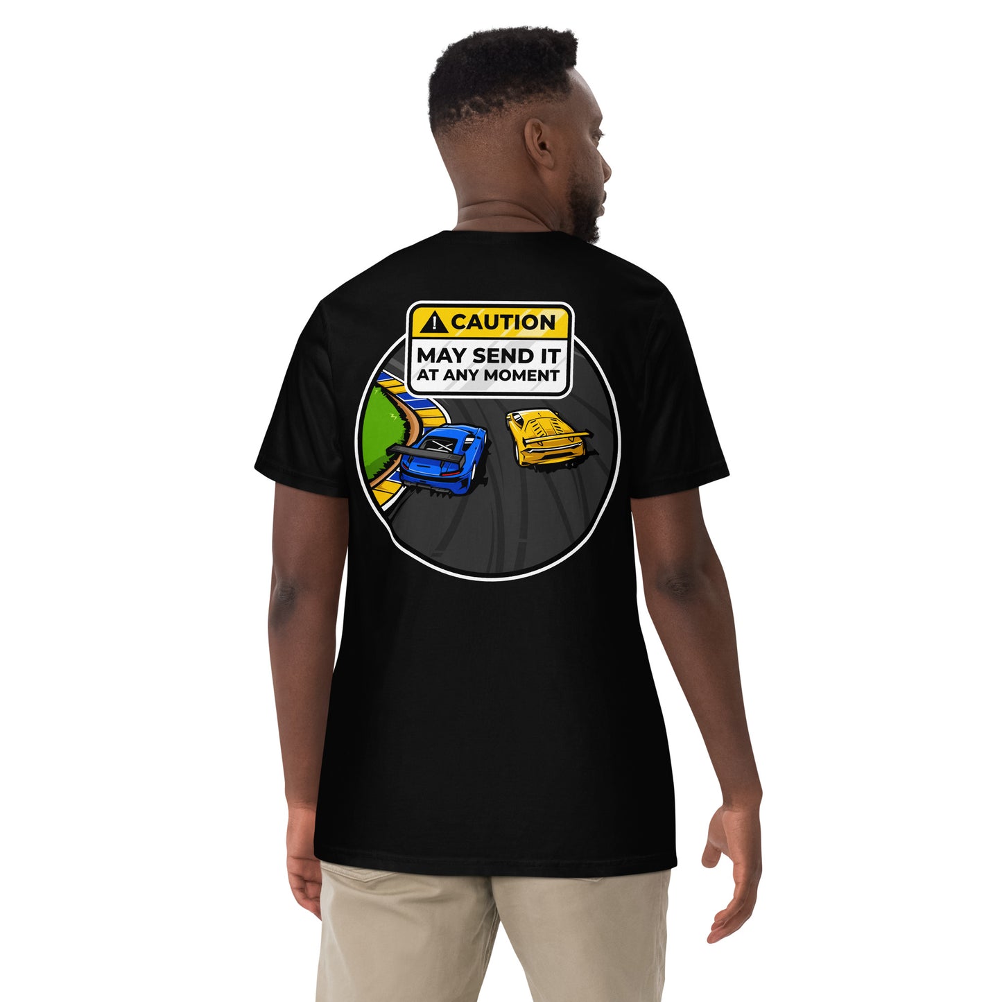 Caution May Send It at Any Moment Unisex T-Shirt