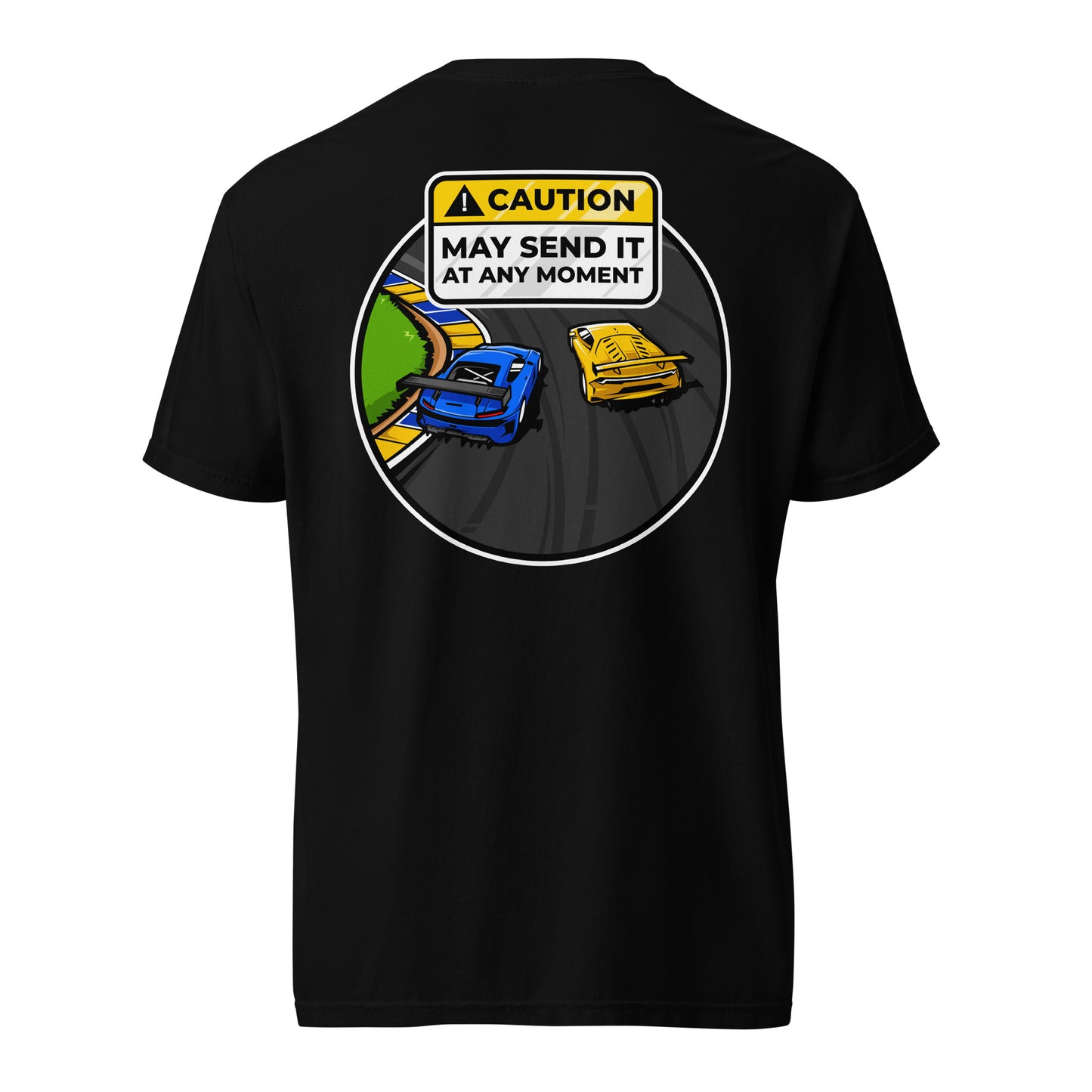 Caution May Send It at Any Moment Unisex T-Shirt