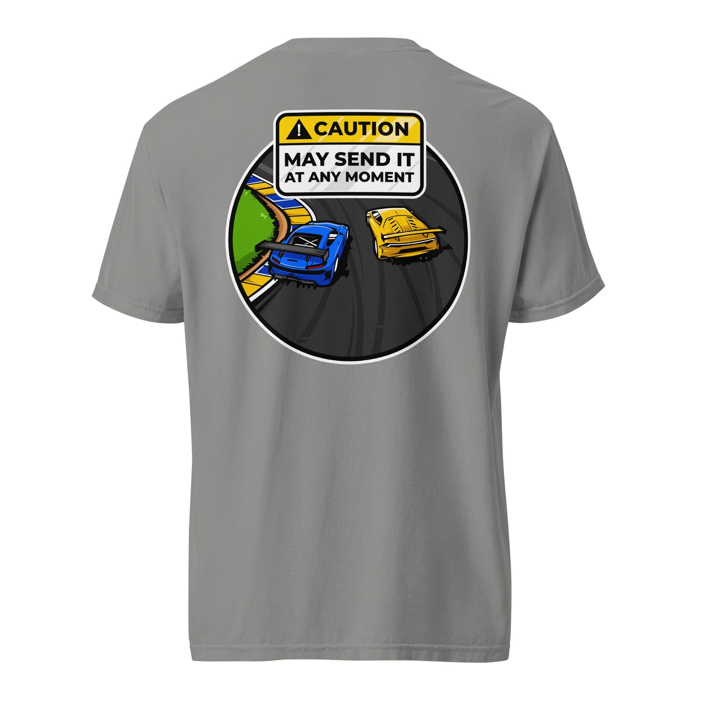 Caution May Send It at Any Moment Unisex T-Shirt