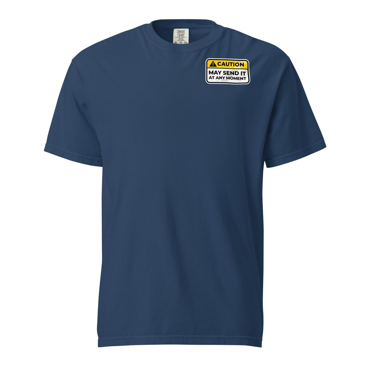 Caution May Send It at Any Moment Unisex T-Shirt