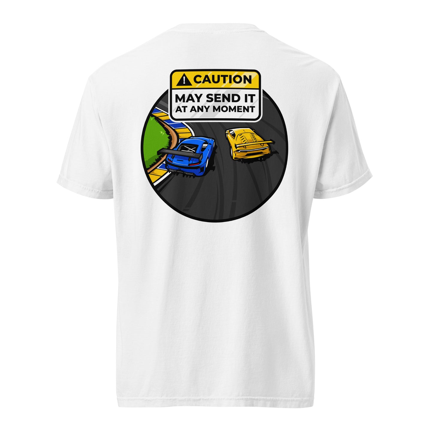 Caution May Send It at Any Moment Unisex T-Shirt