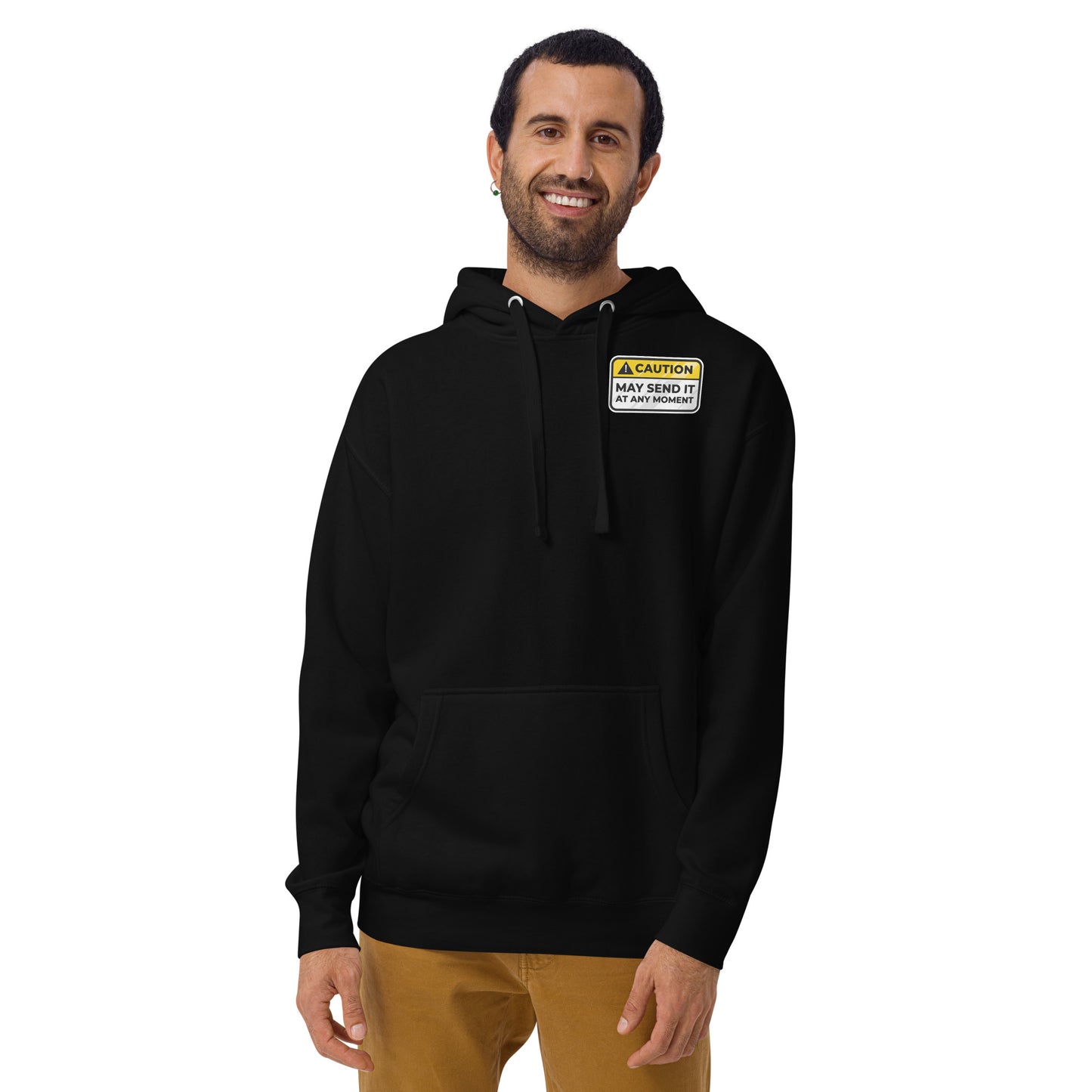 Caution May Send It at Any Moment Unisex Hoodie