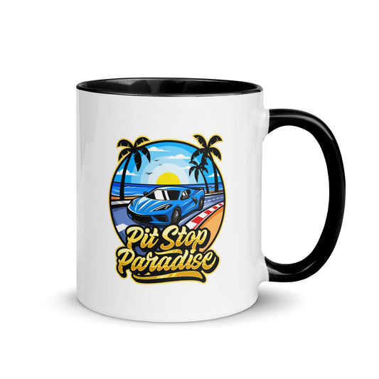 Pit Stop Paradise Mug with Color Inside