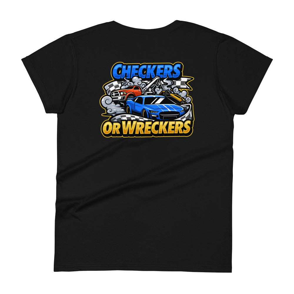 Checkers or Wreckers Women's Short Sleeve T-Shirt