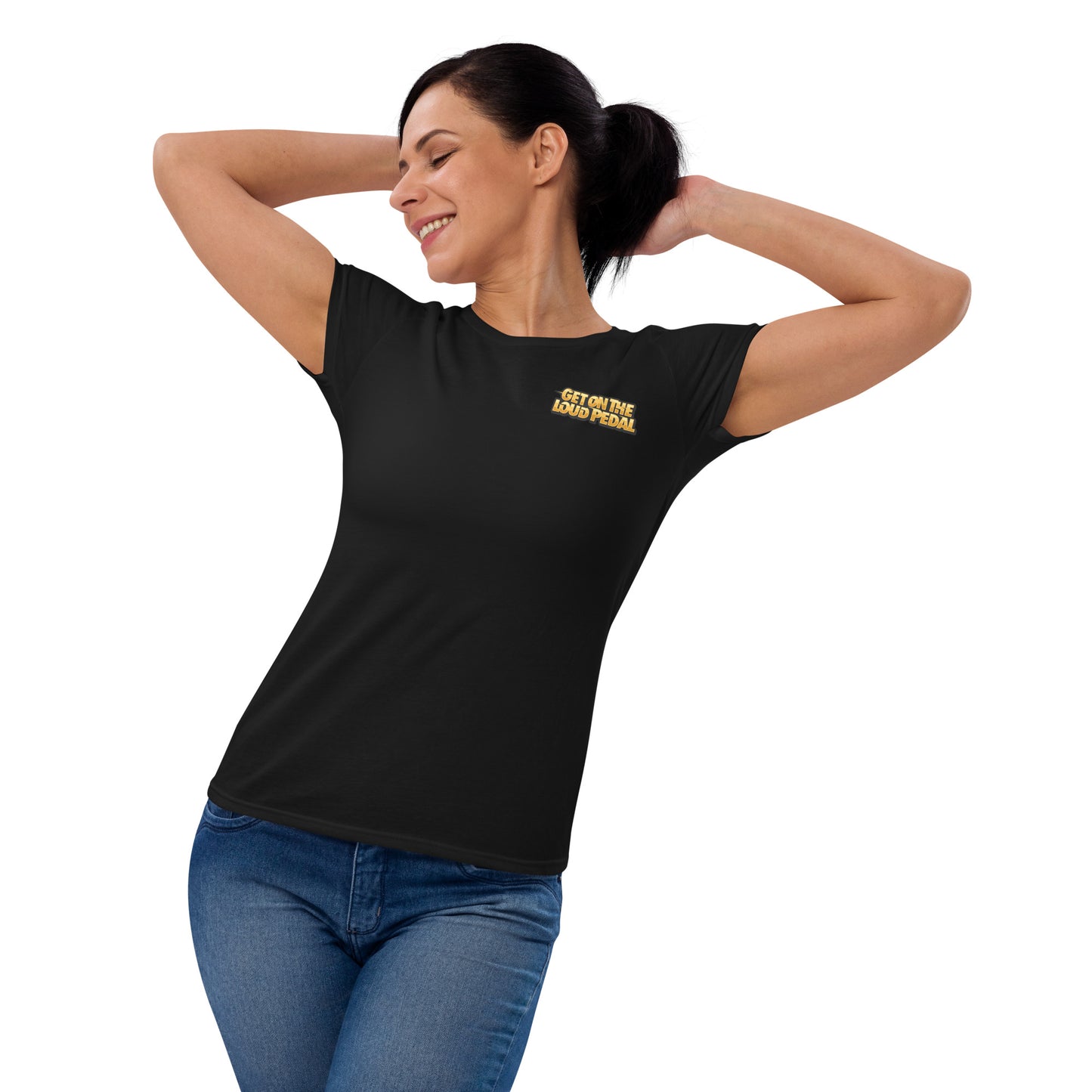 Get On The Loud Pedal Women's Short Sleeve T-Shirt