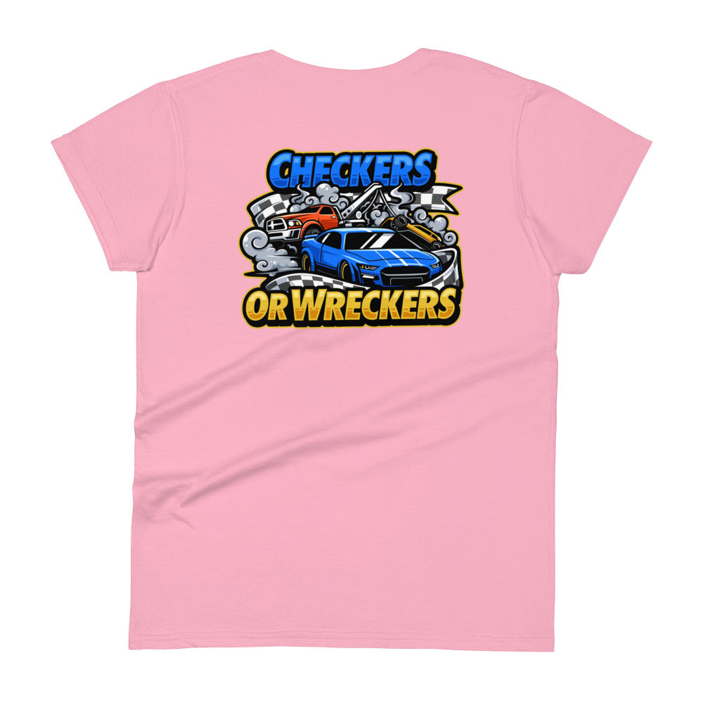 Checkers or Wreckers Women's Short Sleeve T-Shirt