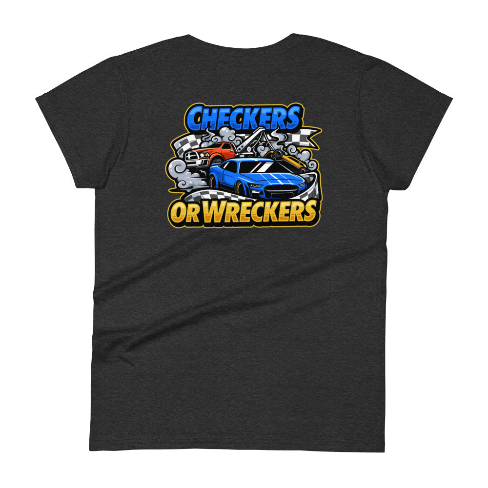 Checkers or Wreckers Women's Short Sleeve T-Shirt