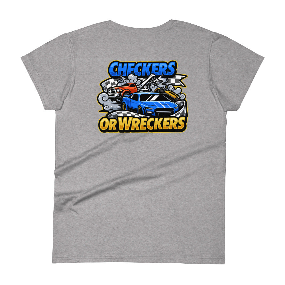 Checkers or Wreckers Women's Short Sleeve T-Shirt