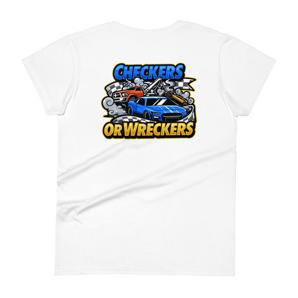 Checkers or Wreckers Women's Short Sleeve T-Shirt