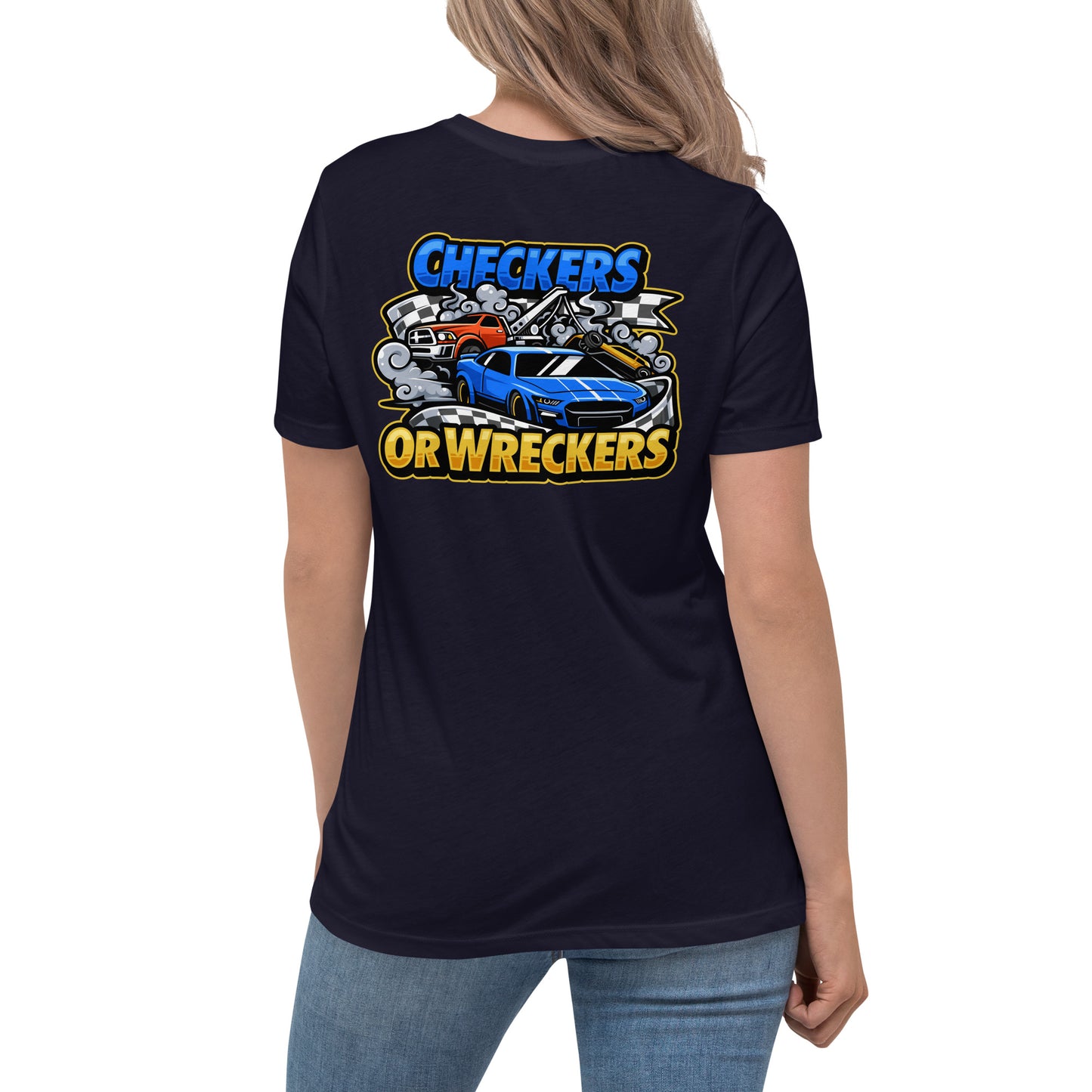 Checkers or Wreckers Women's Relaxed T-Shirt