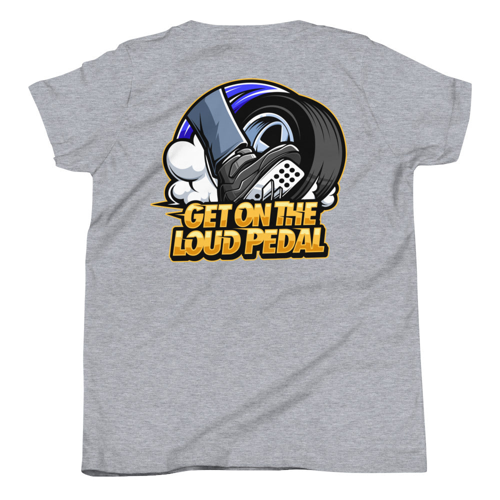 Get On The Loud Pedal Youth Short Sleeve T-Shirt