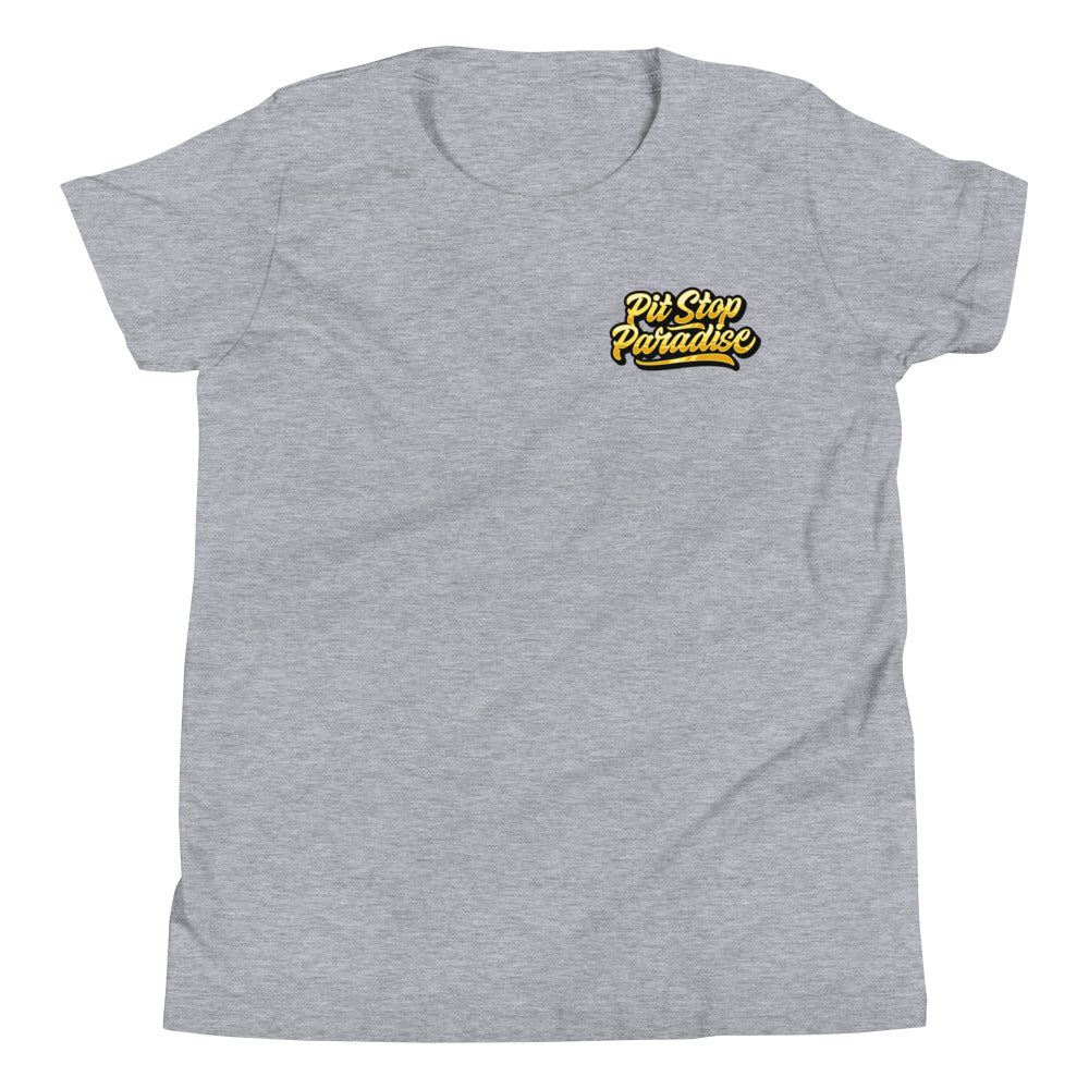 Pit Stop Paradise Youth Short Sleeve T-Shirt