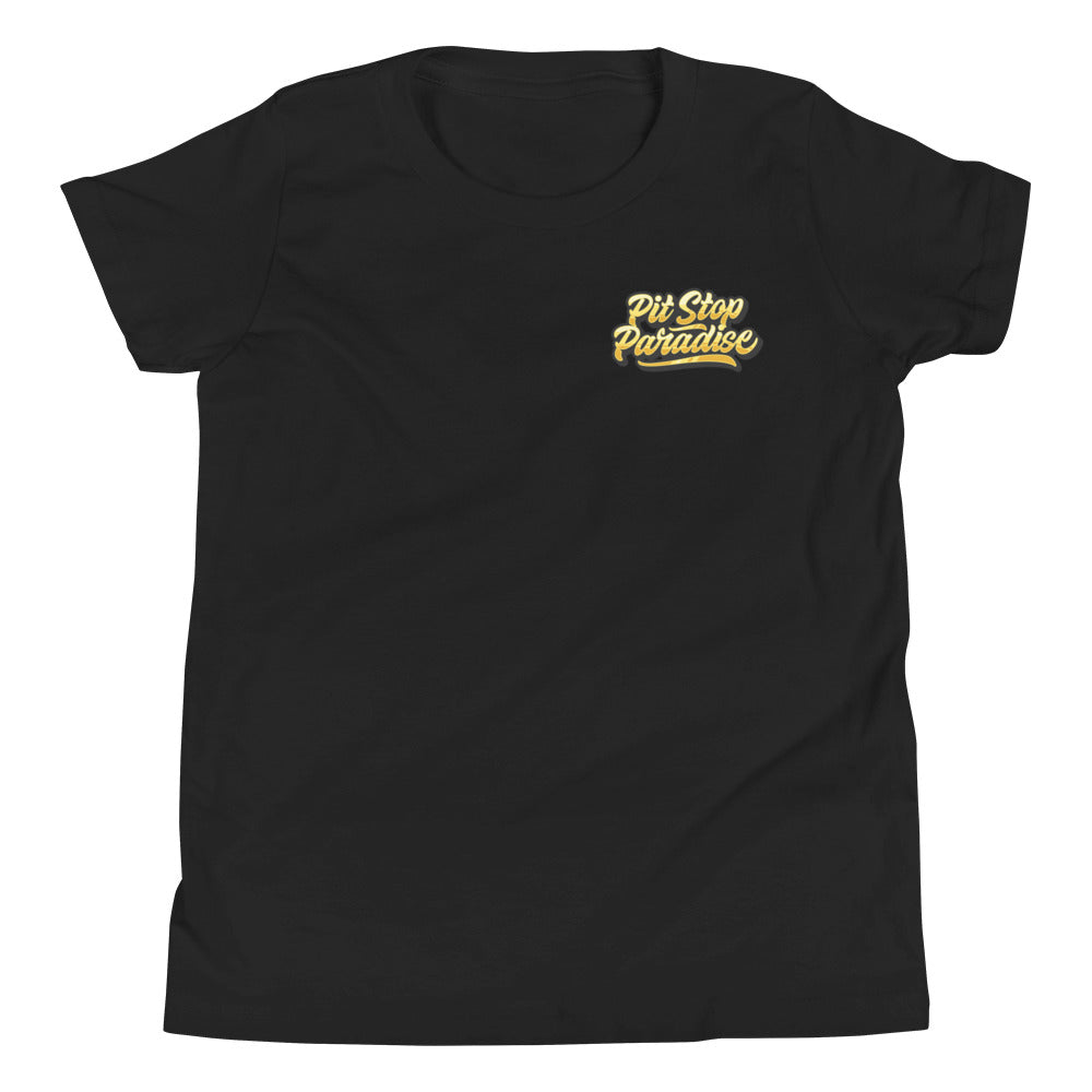 Pit Stop Paradise Youth Short Sleeve T-Shirt