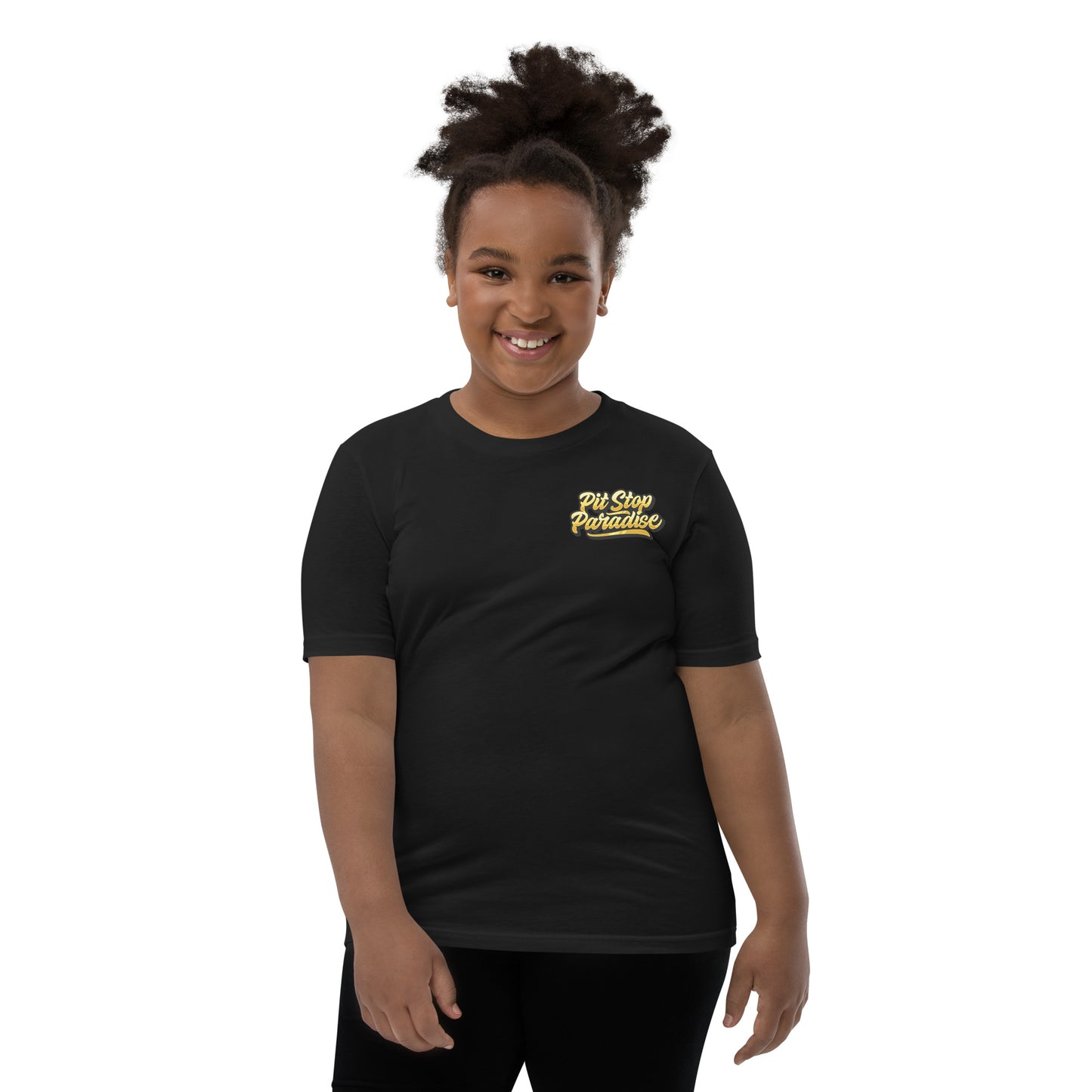 Pit Stop Paradise Youth Short Sleeve T-Shirt