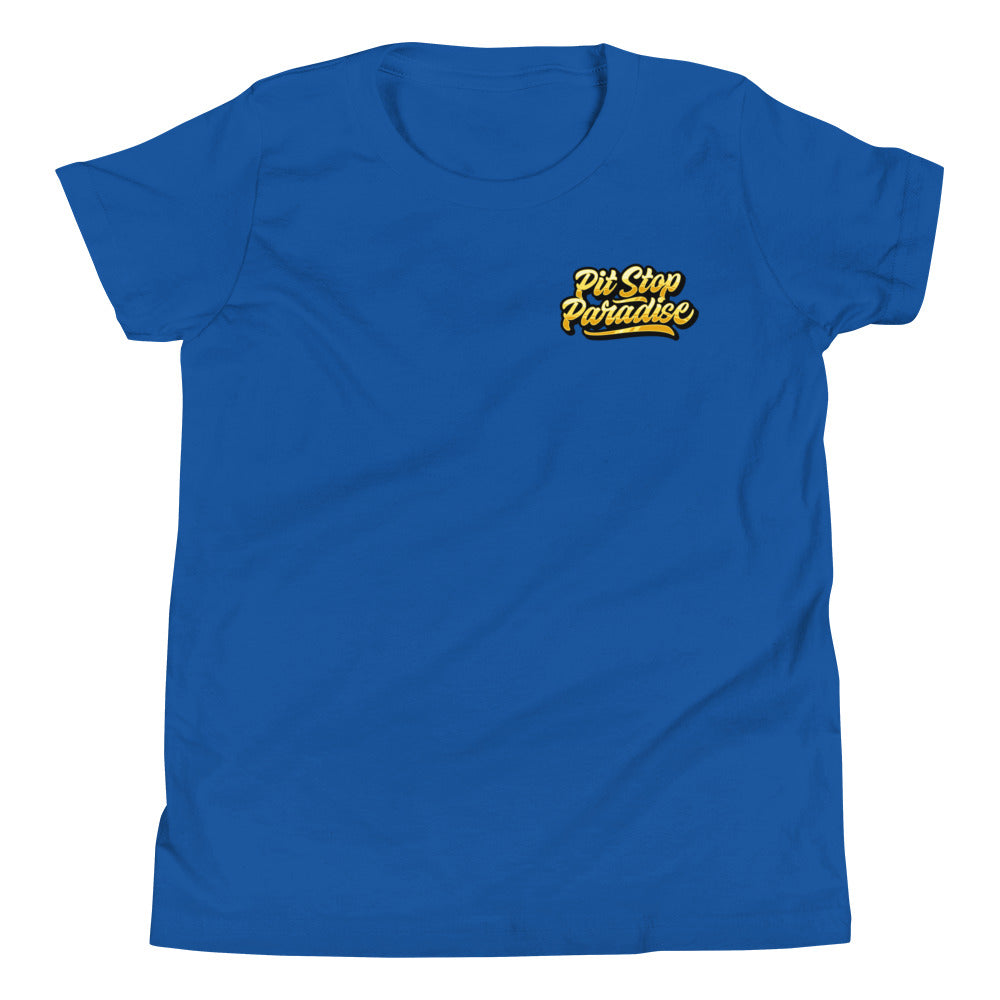 Pit Stop Paradise Youth Short Sleeve T-Shirt